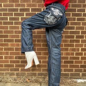 Embroidered Jeans